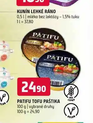 Terno Patifu tofu paštika nabídka