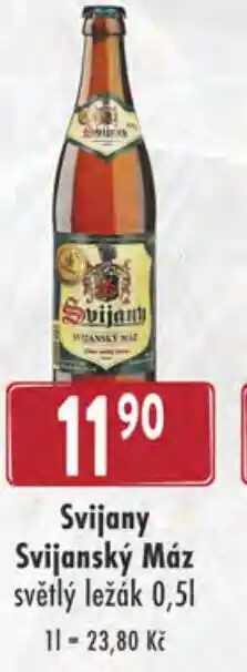 Astur&Qanto Svijany Svijanský Máz světlý ležák 0,5L nabídka