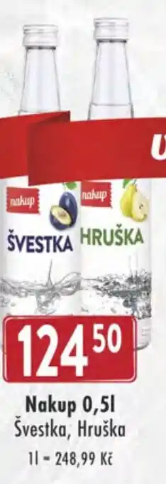 Astur&Qanto Nakup 0,5L Švestka, Hruška nabídka