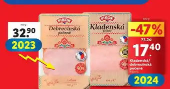 Lidl Kladenská / Debrecínská pečeně nabídka