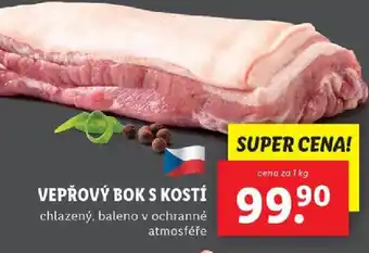 Lidl VEPŘOVÝ BOK S KOSTÍ nabídka