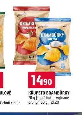 Terno Křupeto brambůrky nabídka