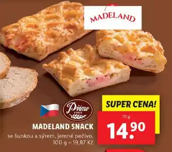 Lidl MADELAND SNACK nabídka