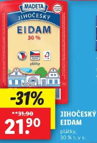 Lidl JIHOČESKÝ EIDAM nabídka