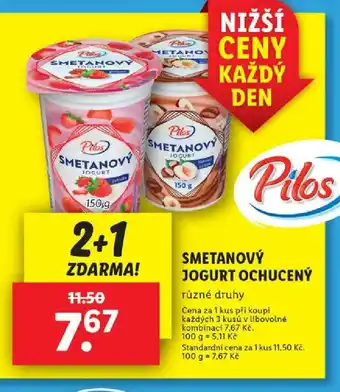 Lidl SMETANOVÝ JOGURT OCHUCENÝ nabídka