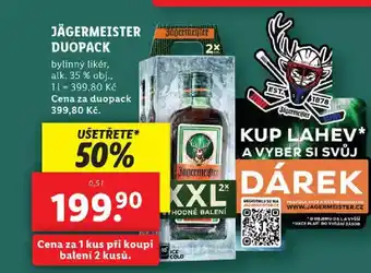 Lidl JÄGERMEISTER DUOPACK nabídka