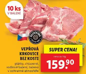 Lidl VEPŘOVÁ KRKOVICE BEZ KOSTI nabídka