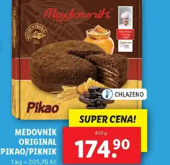 Lidl MEDOVNÍK ORIGINAL PIKAO/PIKNIK nabídka