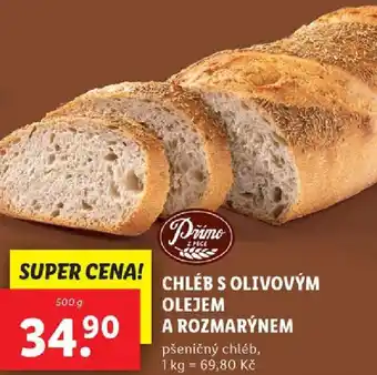 Lidl CHLÉB S OLIVOVÝM OLEJEM A ROZMARÝNEM nabídka