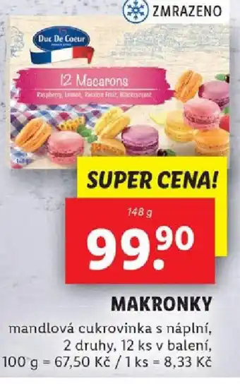 Lidl MAKRONKY nabídka