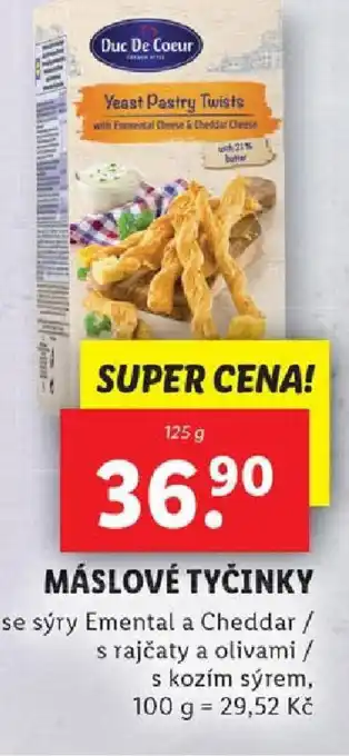 Lidl MÁSLOVÉ TYČINKY nabídka