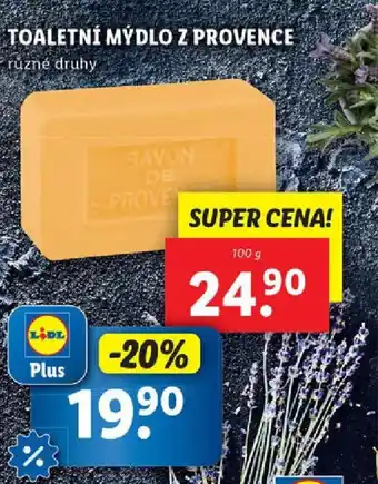 Lidl TOALETNÍ MÝDLO Z PROVENCE nabídka