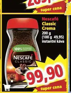 Norma Nescafé classic crema instantní káva nabídka