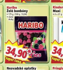 Norma Haribo želé bonbóny nabídka