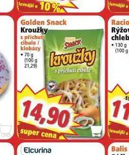 Norma Golden snack kroužky nabídka