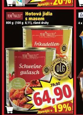 Norma Hotová jídla s masem nabídka
