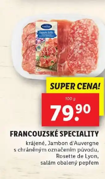 Lidl FRANCOUZSKÉ SPECIALITY nabídka