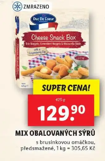 Lidl MIX OBALOVANÝCH SÝRŮ nabídka