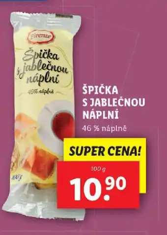 Lidl ŠPIČKA S JABLEČNOU NÁPLNÍ nabídka