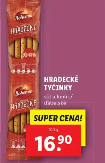 Lidl HRADECKÉ TYČINKY nabídka