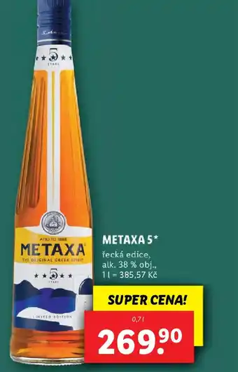 Lidl METAXA 5 0.7L nabídka