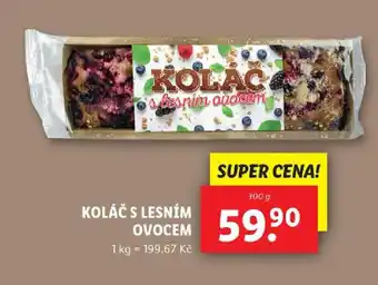 Lidl KOLÁČ S LESNÍM OVOCEM nabídka