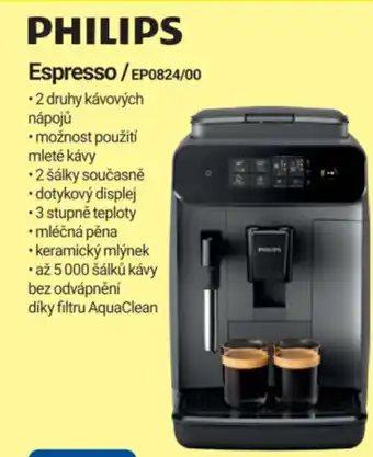 Planeo Elektro PHILIPS Espresso/EP0824/00 nabídka