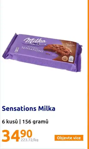 Action Sensations Milka nabídka