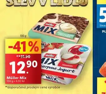 Lidl Müller mix nabídka