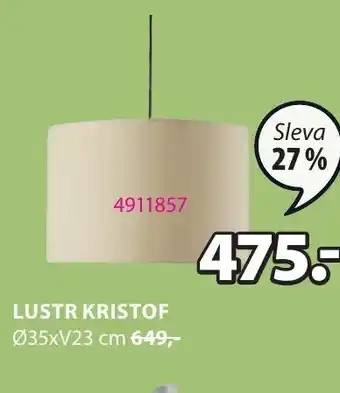 JYSK LUSTR KRISTOF nabídka
