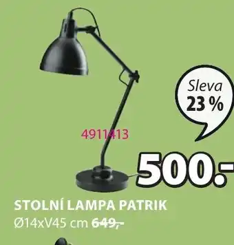 JYSK STOLNÍ LAMPA PATRIK nabídka