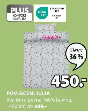 JYSK POVLEČENÍ JULIA nabídka