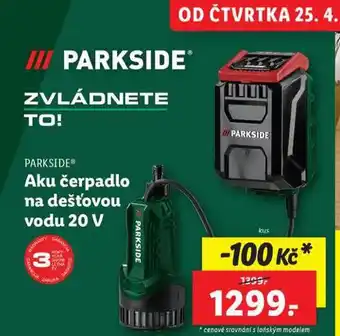 Lidl Aku čerpadlo na dešťovou vodu nabídka