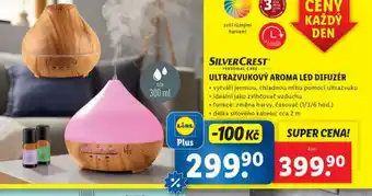 Lidl Ultrazvukový aroma led difuzér nabídka