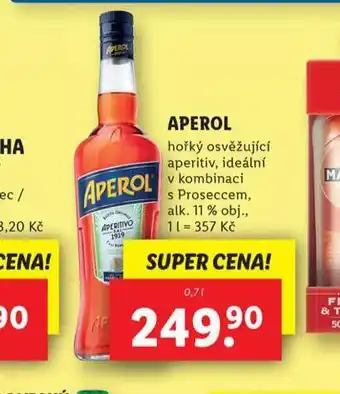 Lidl Aperol nabídka