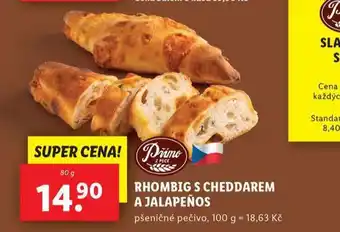 Lidl Rhombig s cheddarem a jalapeňos nabídka