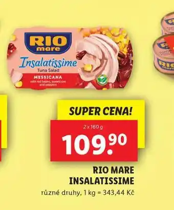 Lidl Rio mare insalatissime nabídka