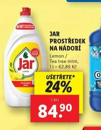 Lidl Jar prostředek na nádobí nabídka