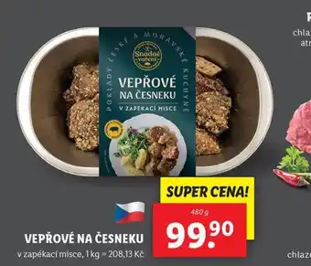 Lidl Vepřové na česneku nabídka