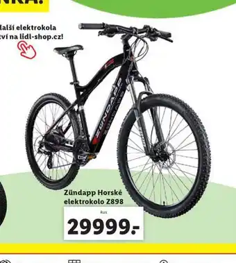 Lidl Zündapp horské elektrokolo z898 nabídka