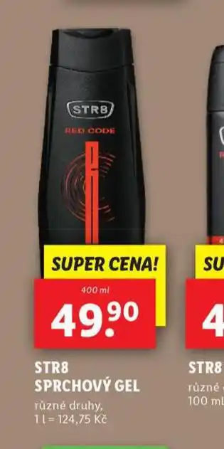 Lidl Str8 sprchový gel nabídka