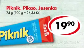 CBA Piknik, Pikao, Jesenka nabídka