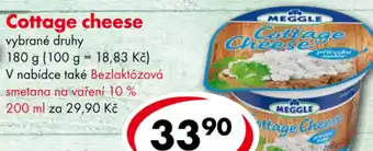 CBA Cottage cheese nabídka