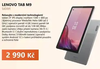 Expert LENOVO TAB M9 tablet nabídka