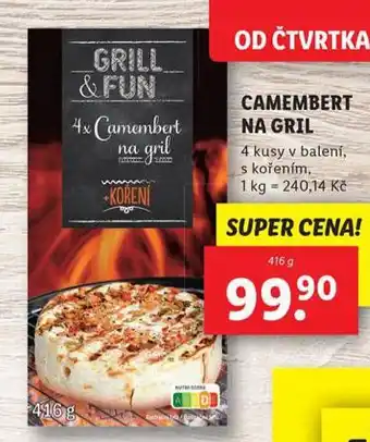 Lidl Camembert na gril nabídka