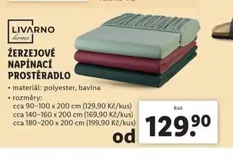 Lidl Žerzejové napínací prostěradlo 140-160 x 200 cm nabídka