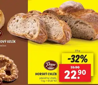 Lidl Horský chléb nabídka