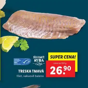 Lidl Treska tmavá nabídka