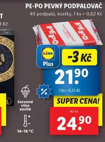 Lidl Pepo pevný podpalovač nabídka