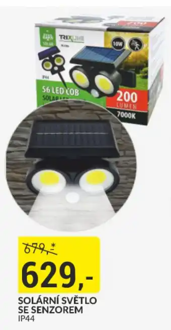 SOLÁRNÍ SVĚTLO SE SENZOREM